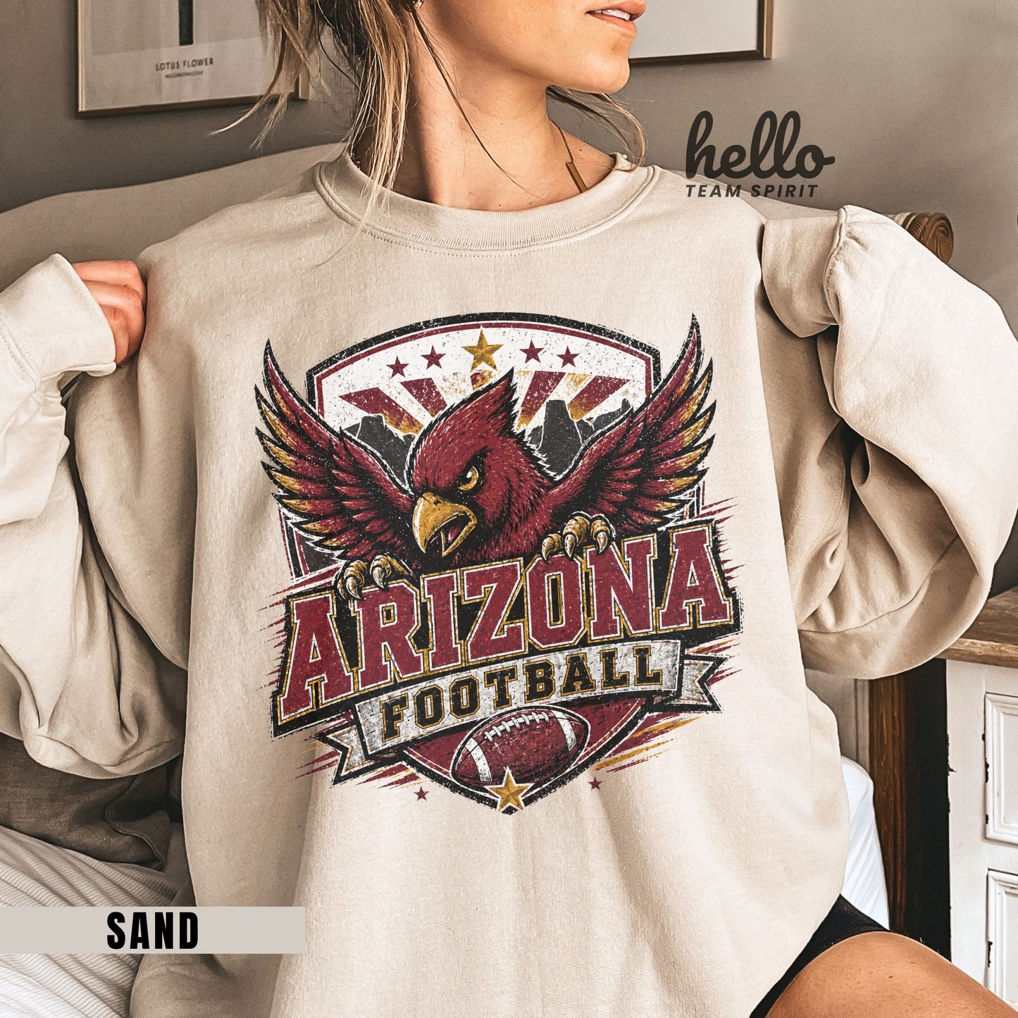 Arizona Desert Football Graphic Sweatshirt