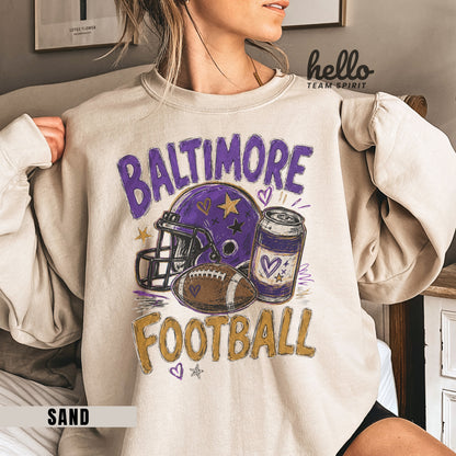 Baltimore Icon Football Graphic Sweatshirt
