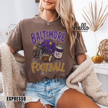 Baltimore Icon Football Graphic T-shirt