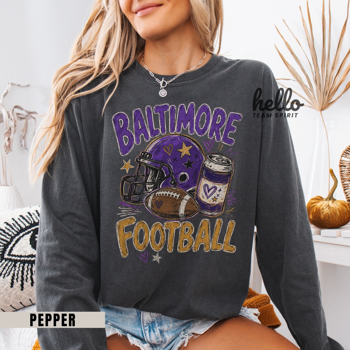 Baltimore Icon Football Graphic Sweatshirt