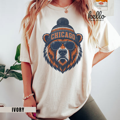 Chicago Vintage Football Graphic T-shirt