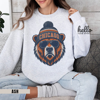 Chicago Vintage Football Graphic Sweatshirt