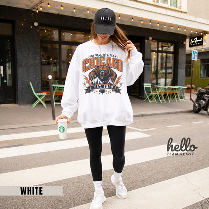 Chicago Established Football Graphic Sweatshirt