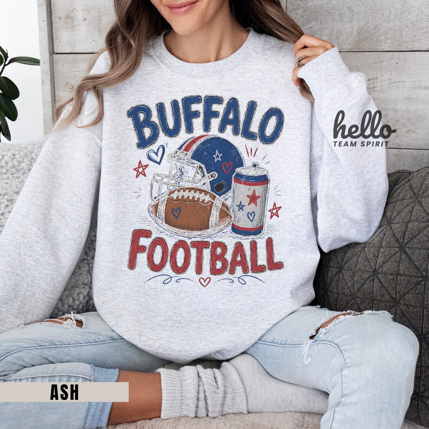 Buffalo Icon Football Graphic Sweatshirt
