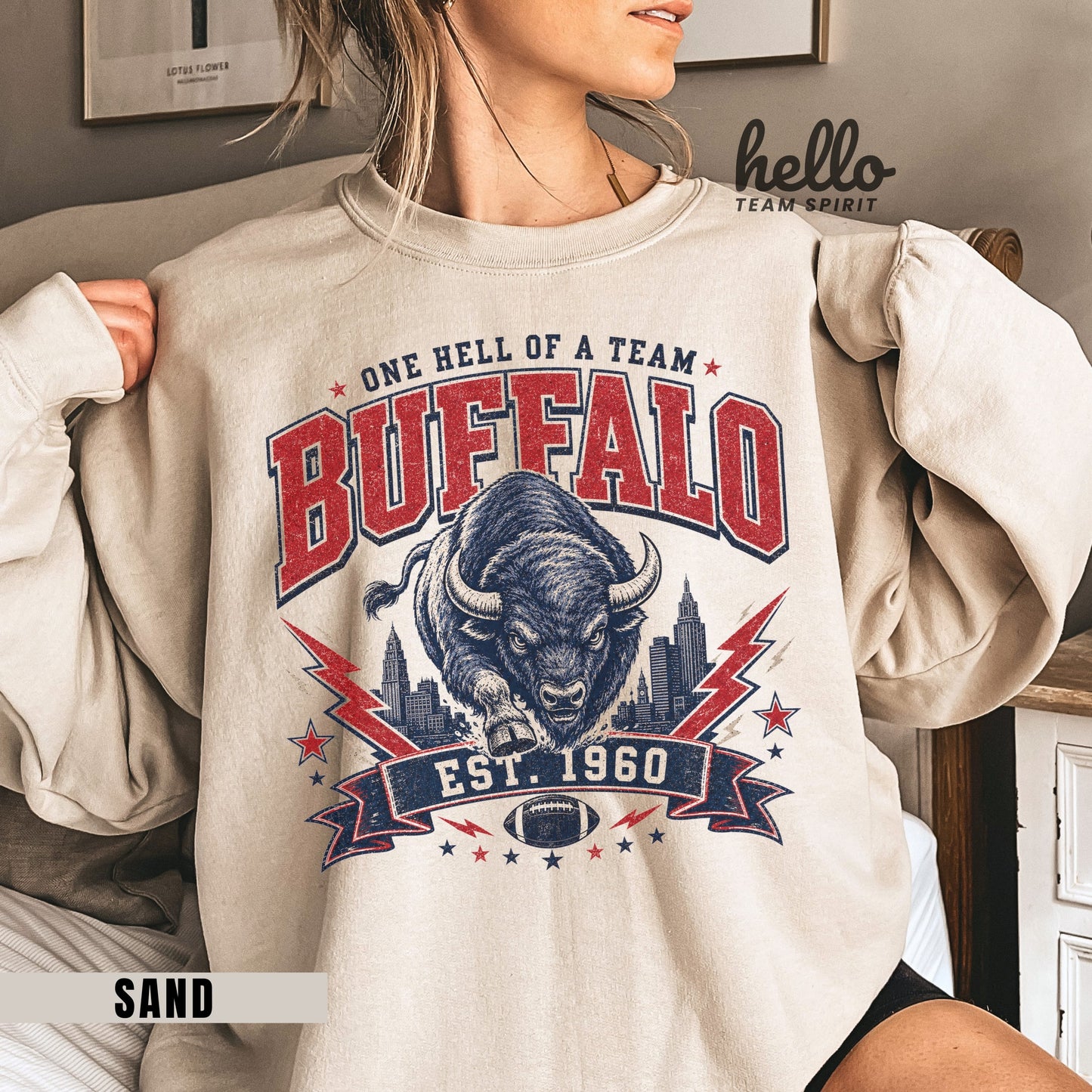 Buffalo Established Football Graphic Sweatshirt