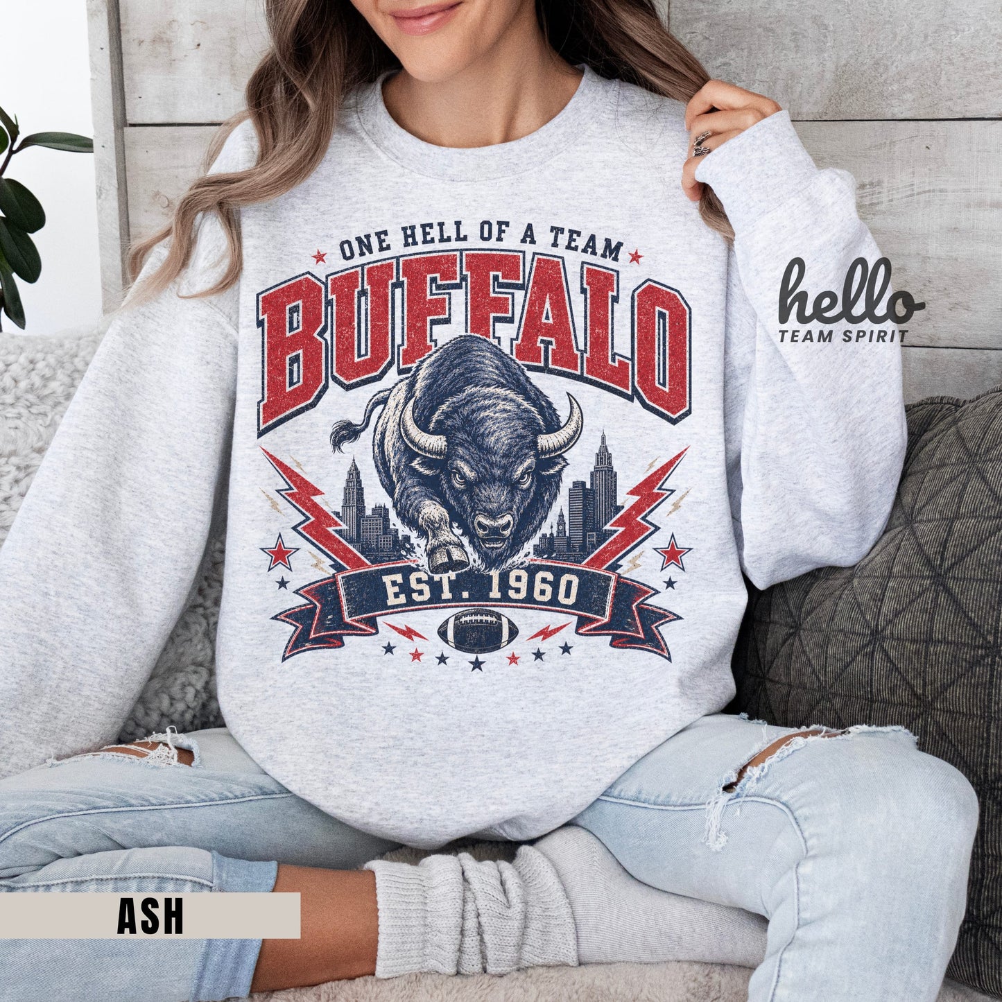 Buffalo Established Football Graphic Sweatshirt