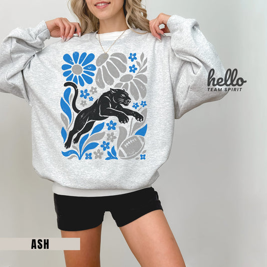 Carolina Boho Football Graphic Sweatshirt