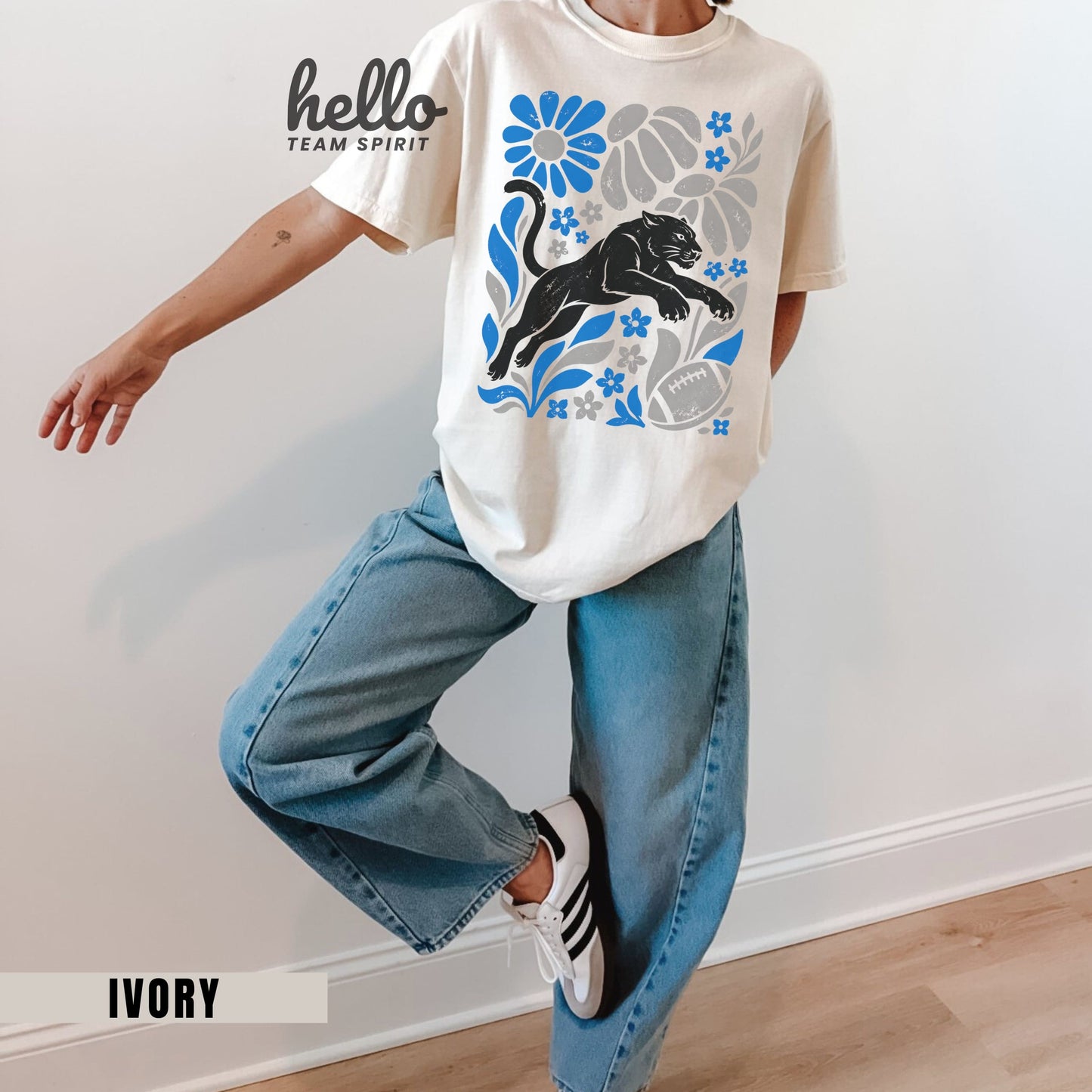 Carolina Boho Football Graphic T-shirt