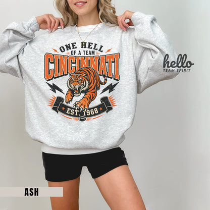 Cincinnati Established Football Graphic Sweatshirt