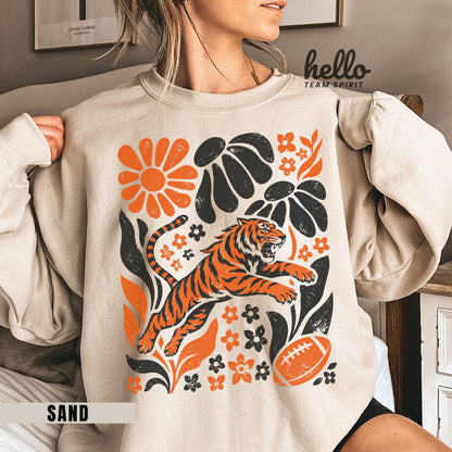 Cincinnati Boho Football Graphic Sweatshirt