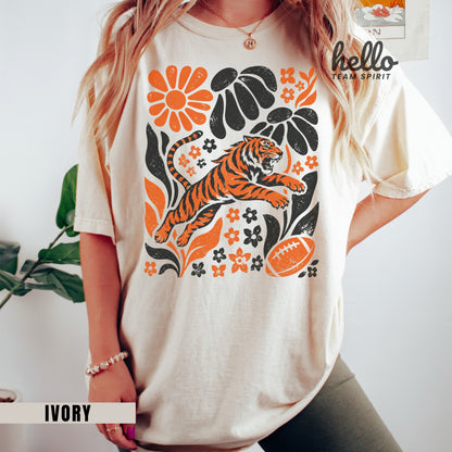 Cincinnati Boho Football Graphic