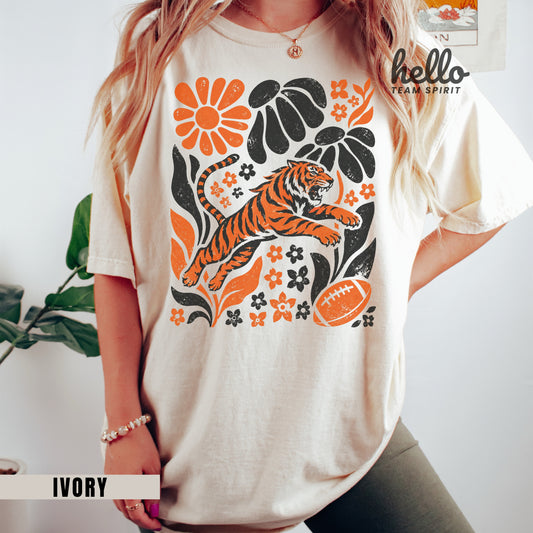 Cincinnati Boho Football Graphic