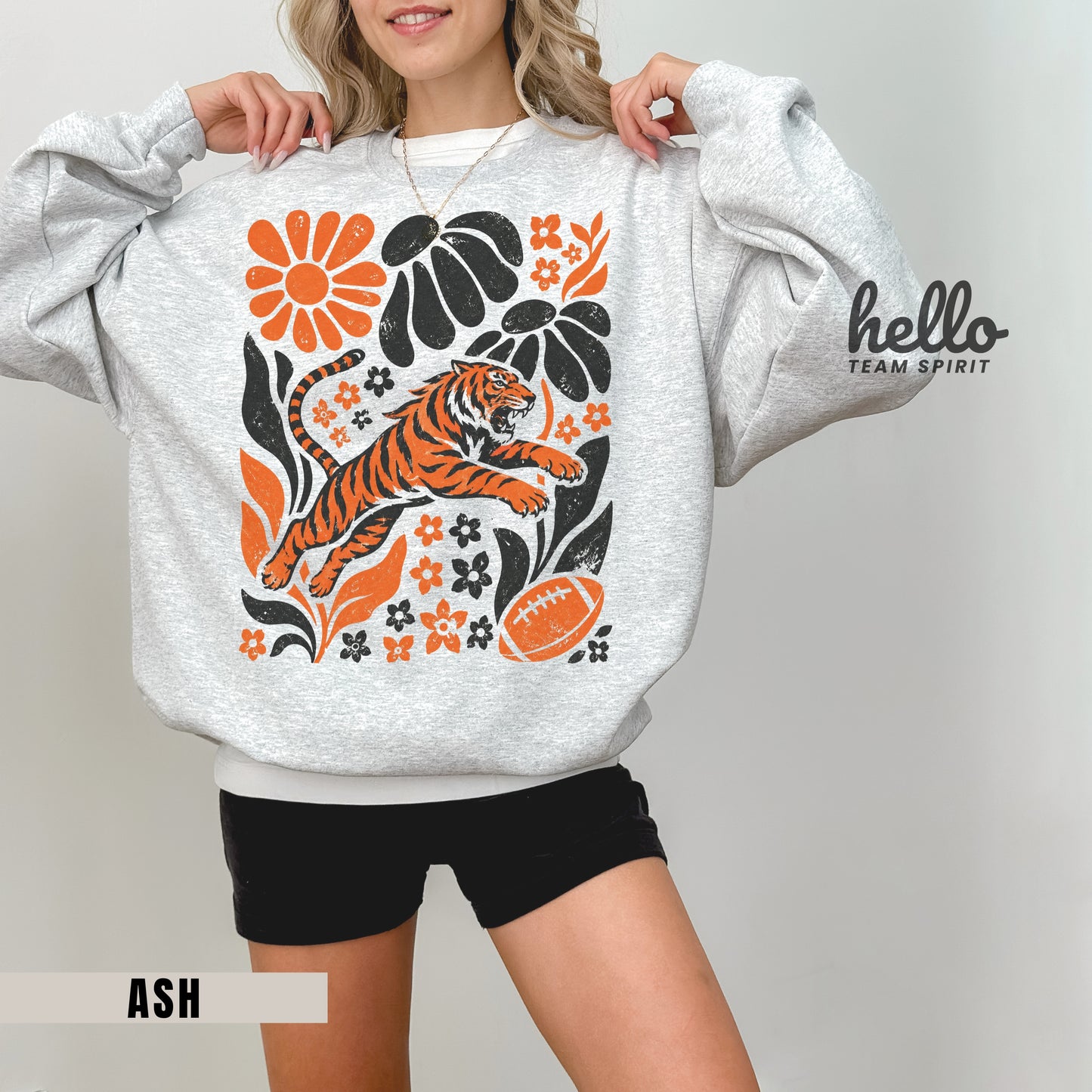 Cincinnati Boho Football Graphic Sweatshirt