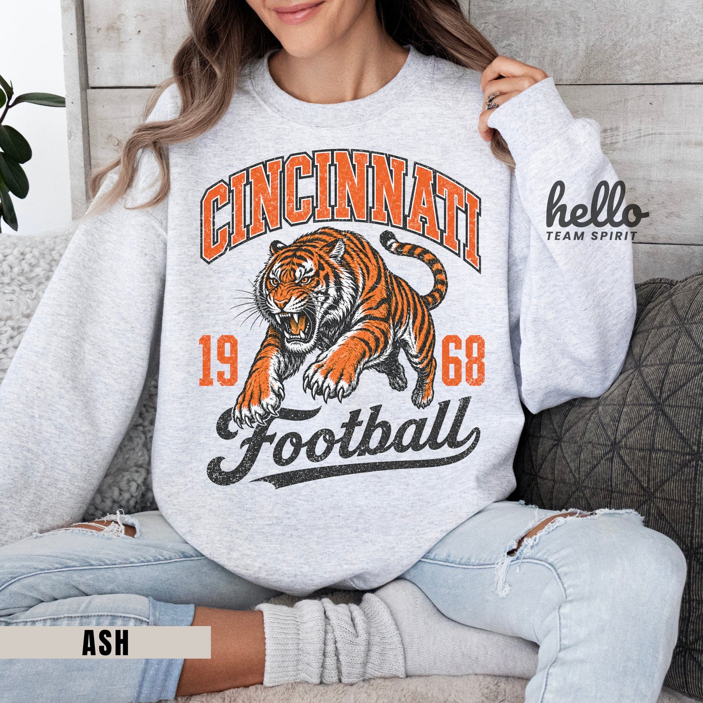 Cincinnati Heritage 1968 Football Graphic Sweatshirt