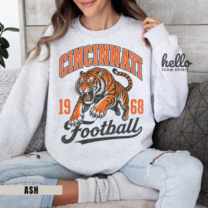 Cincinnati Heritage 1968 Football Graphic Sweatshirt