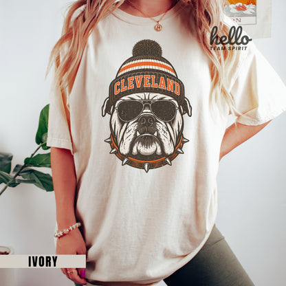 Cleveland Retro Football Graphic T-shirt