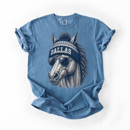 Dallas Vintage Character Football Graphic T-shirt