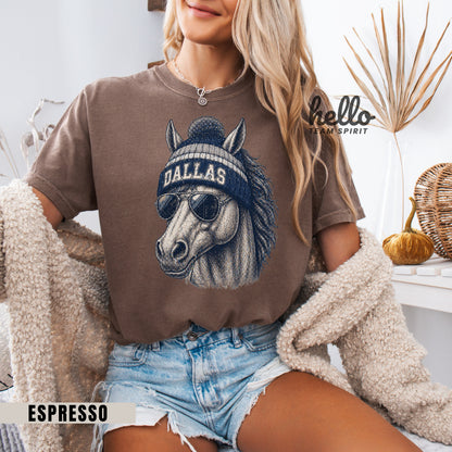 Dallas Vintage Character Football Graphic T-shirt