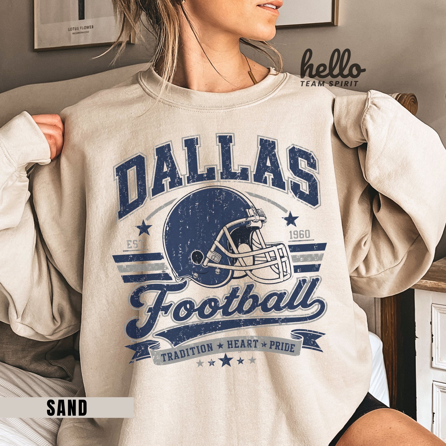 Dallas Established Football Graphic Sweatshirt