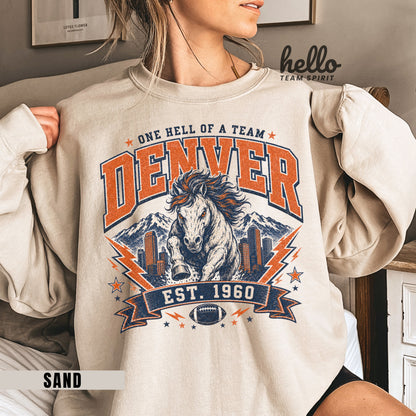 Denver Established Football Graphic Sweatshirt