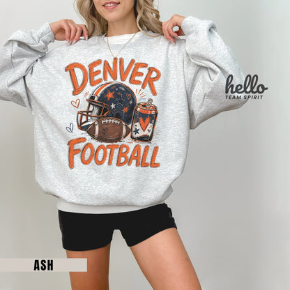 Denver Icon Football Graphic Sweatshirt