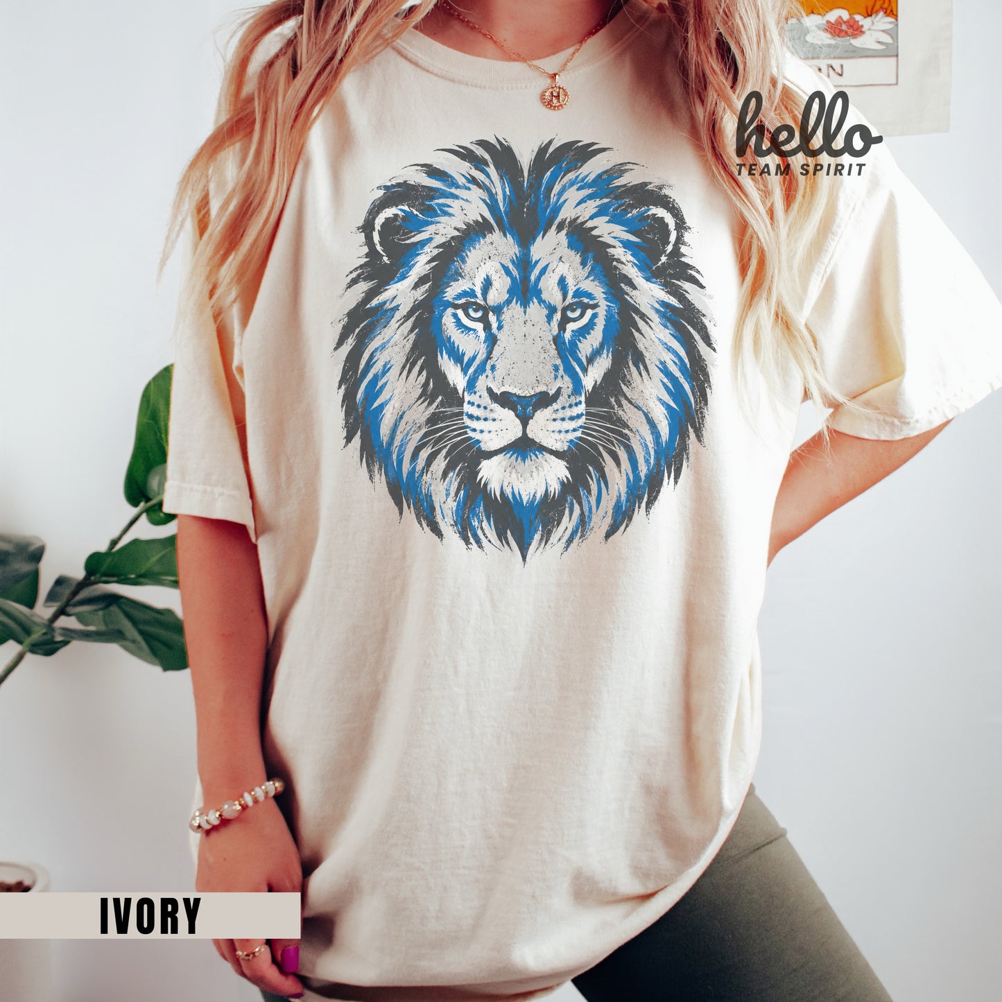 Detroit Retro Football Graphic  T-shirt