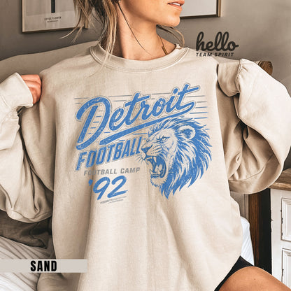 Detroit Varsity Football Graphic Sweatshirt