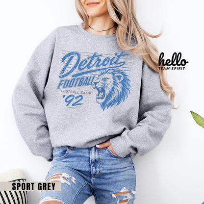 Detroit Varsity Football Graphic Sweatshirt