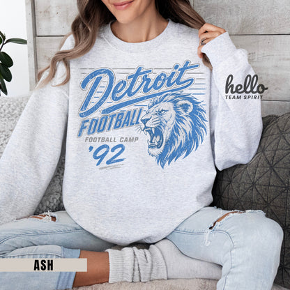 Detroit Varsity Football Graphic Sweatshirt