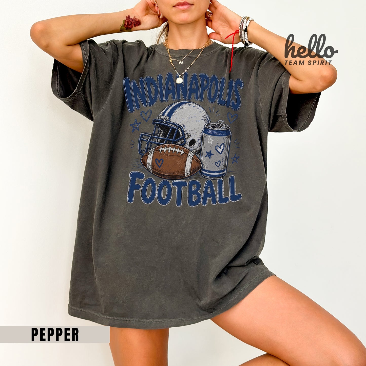 Indianapolis Icon Football Graphic T-shirt