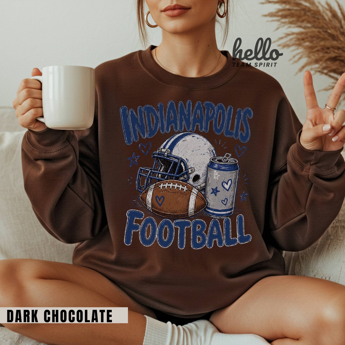 Indianapolis Icon Football Graphic Sweatshirt