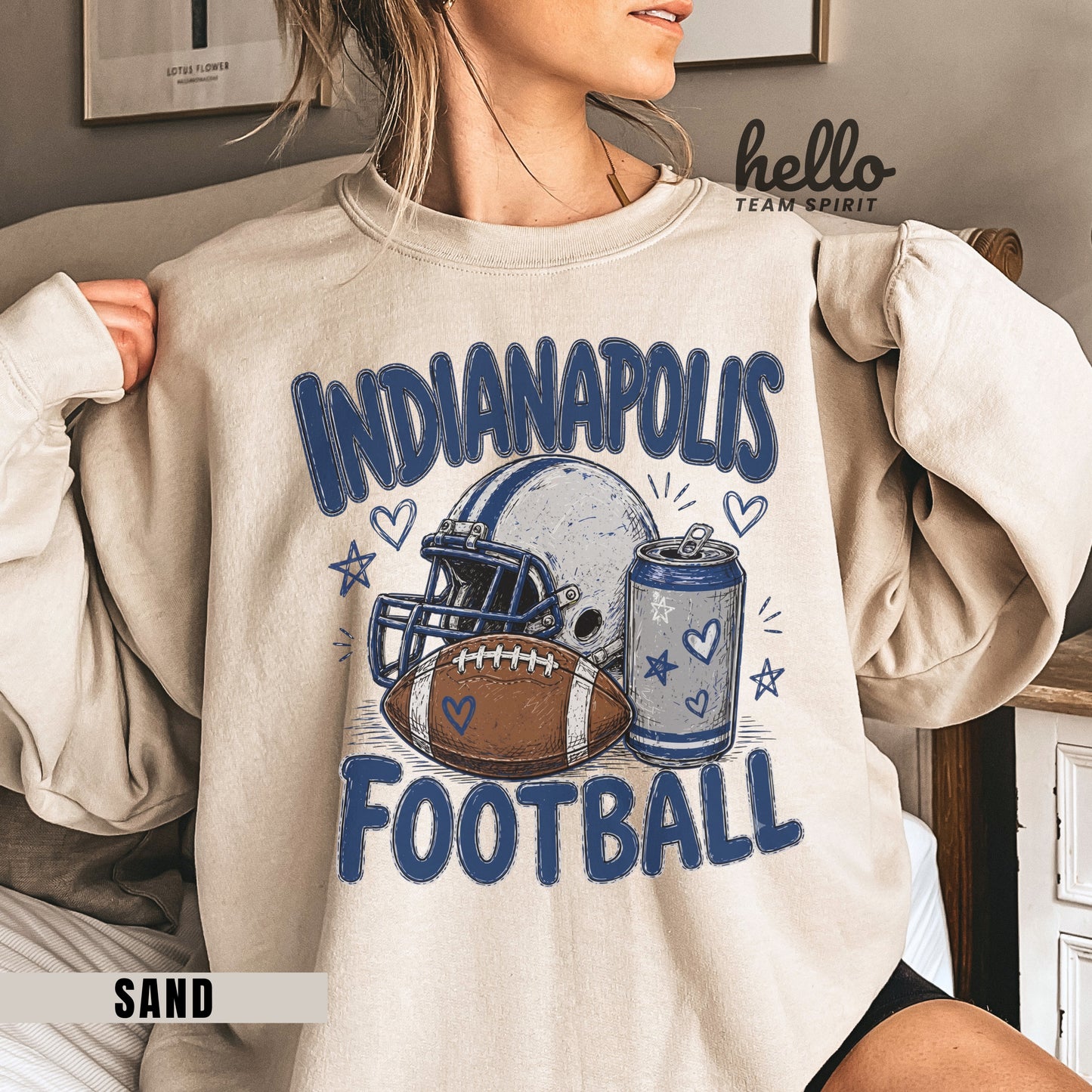 Indianapolis Icon Football Graphic Sweatshirt