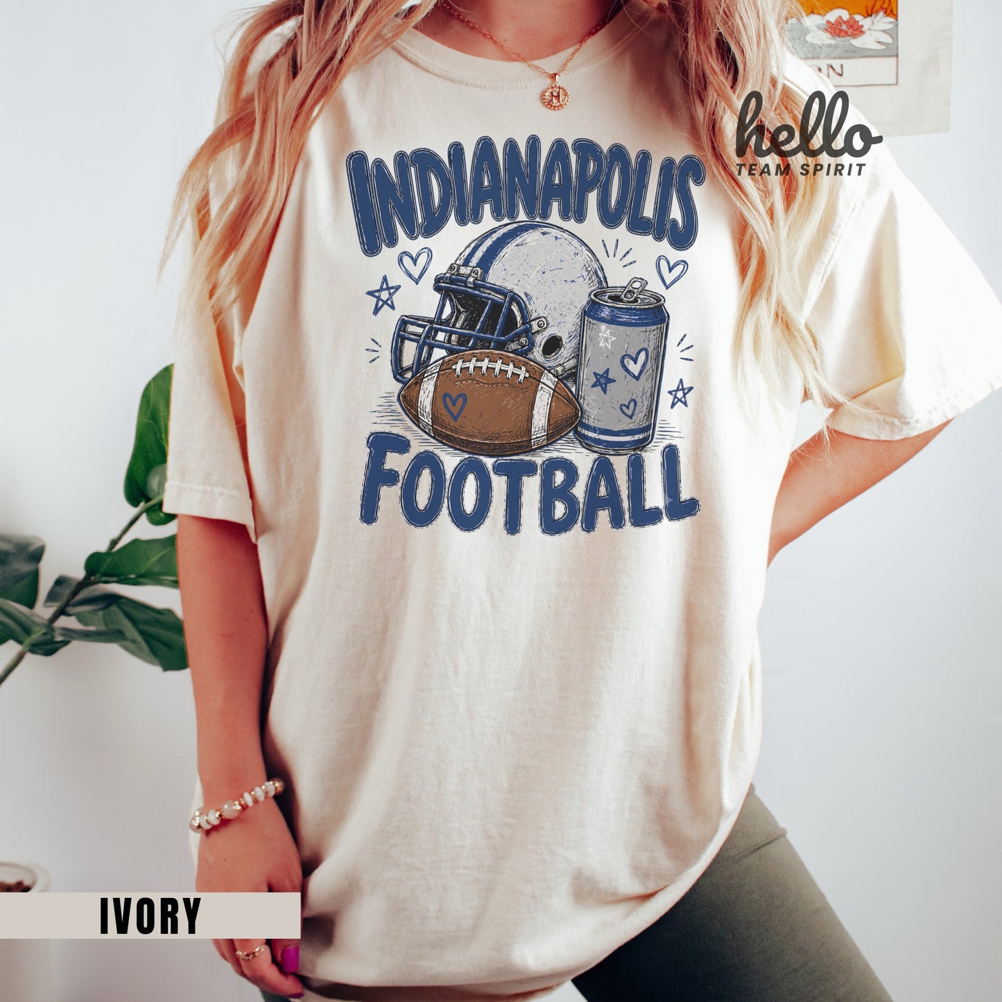 Indianapolis Icon Football Graphic T-shirt