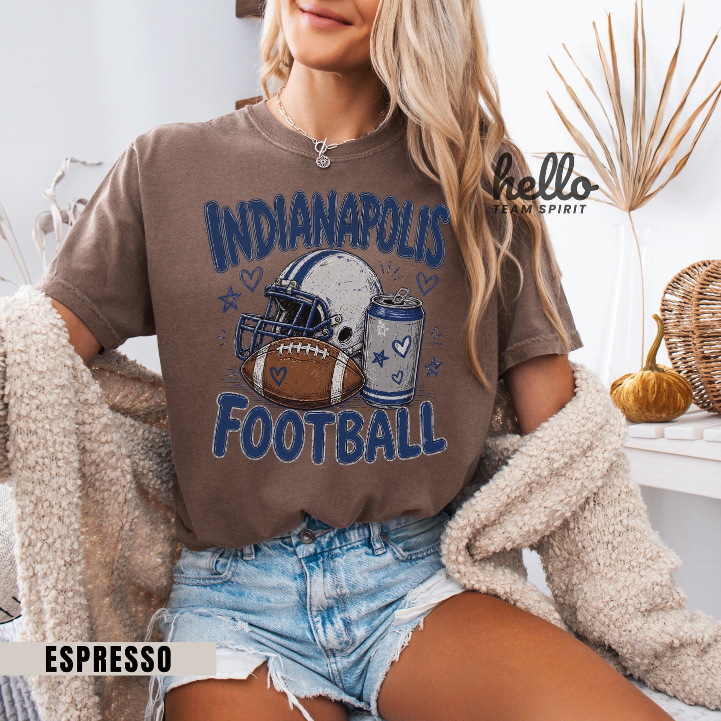 Indianapolis Icon Football Graphic T-shirt