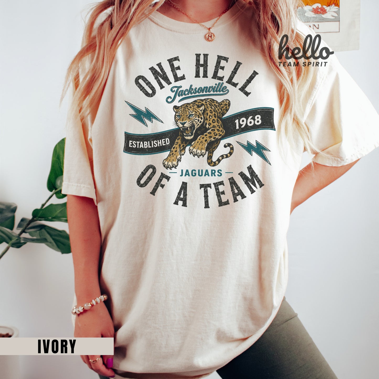 Jacksonville Established Football Graphic T-shirt