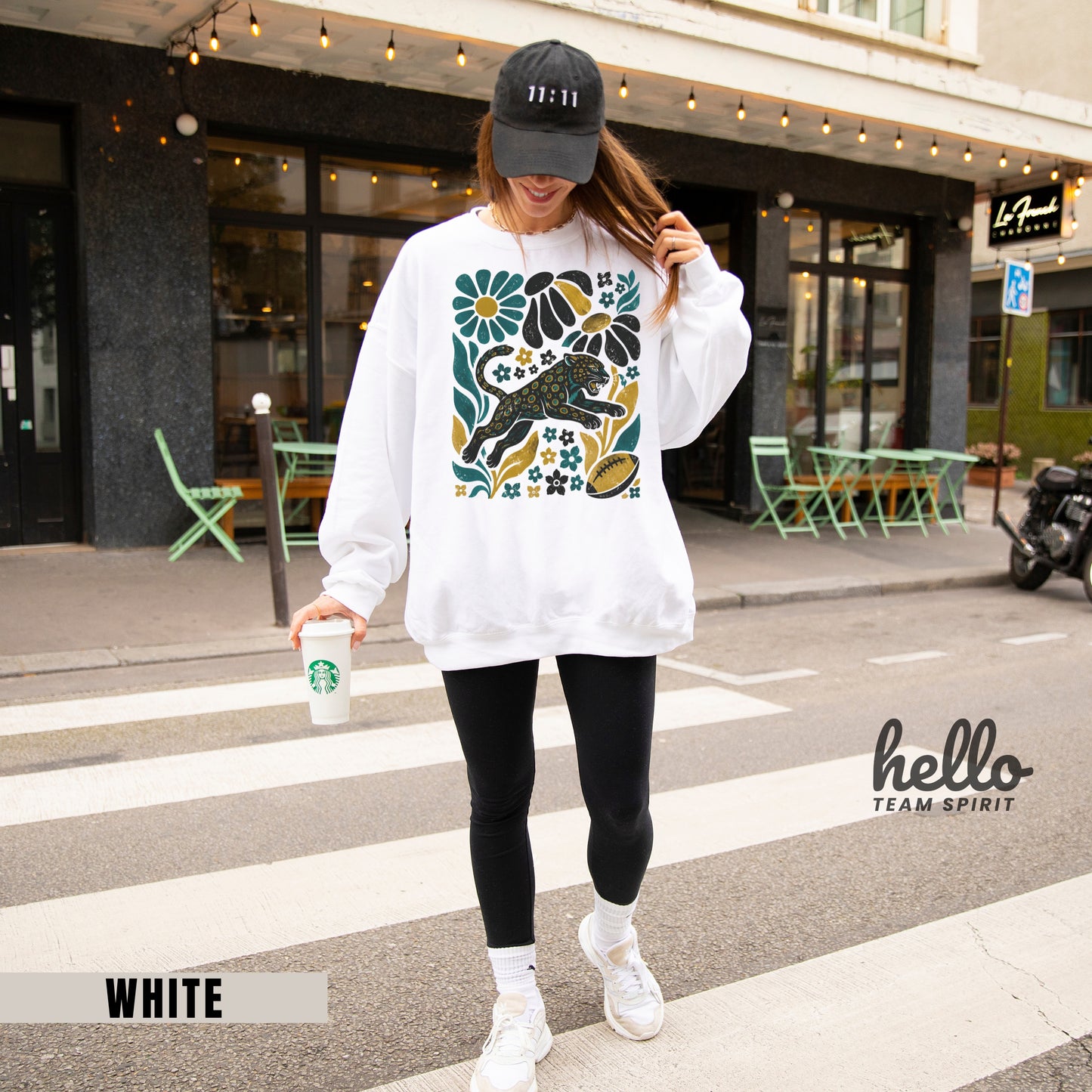 Jacksonville Boho Football Graphic Sweatshirt