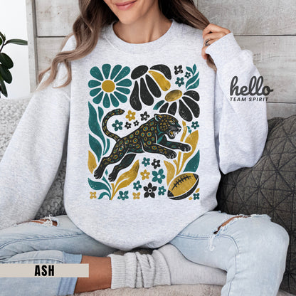Jacksonville Boho Football Graphic Sweatshirt