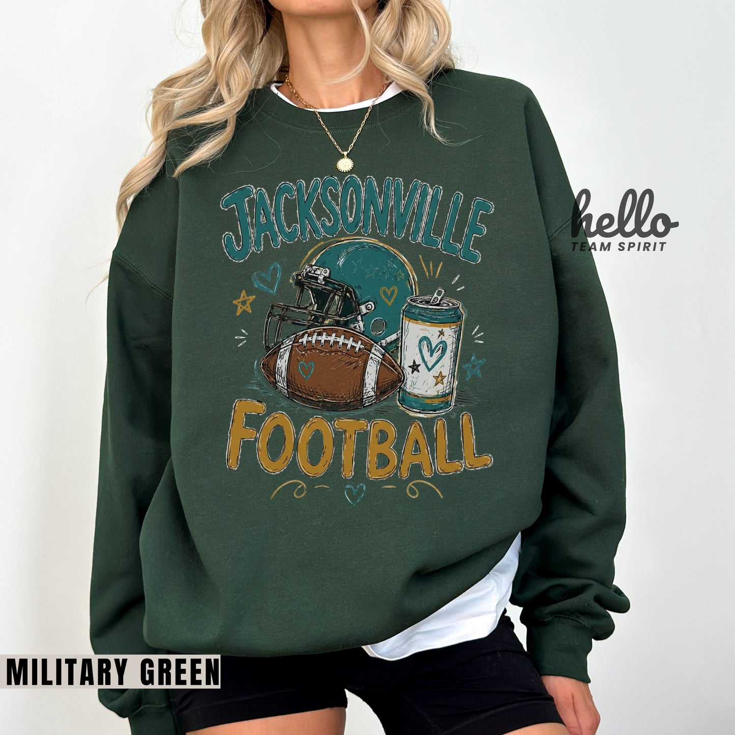 Jacksonville Icon Football Graphic Sweatshirt