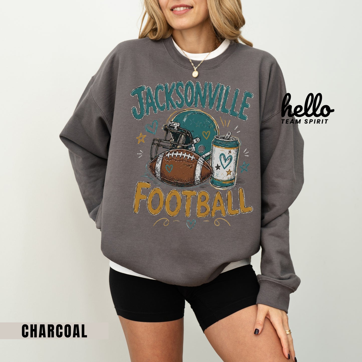Jacksonville Icon Football Graphic Sweatshirt