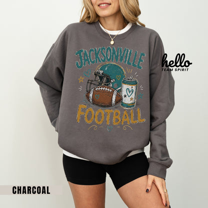 Jacksonville Icon Football Graphic Sweatshirt