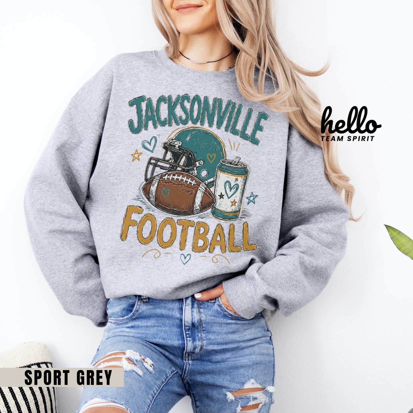 Jacksonville Icon Football Graphic Sweatshirt