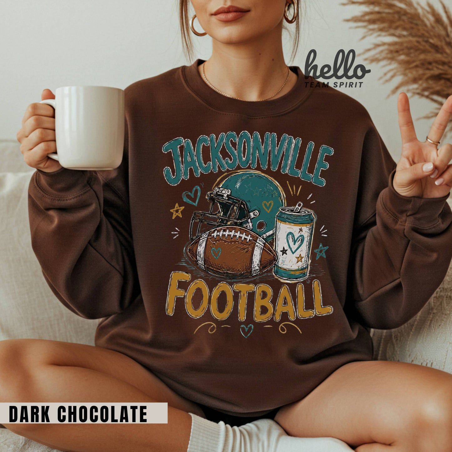 Jacksonville Icon Football Graphic Sweatshirt