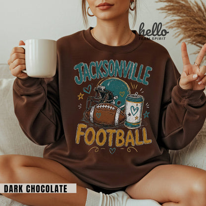 Jacksonville Icon Football Graphic Sweatshirt