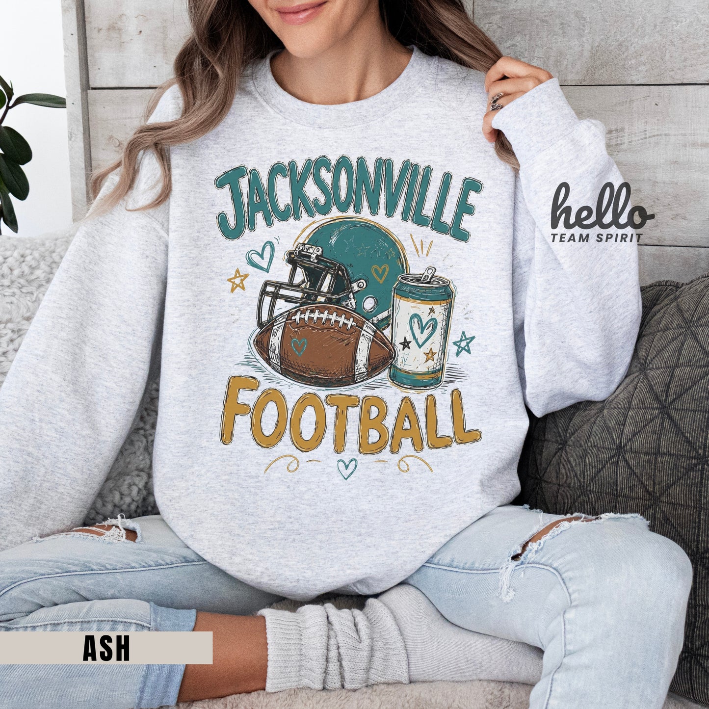 Jacksonville Icon Football Graphic Sweatshirt