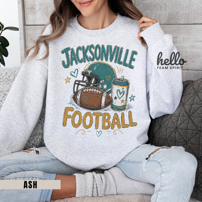 Jacksonville Icon Football Graphic Sweatshirt