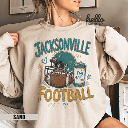 Jacksonville Icon Football Graphic Sweatshirt
