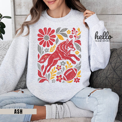 Kansas City Boho Football Graphic Sweatshirt