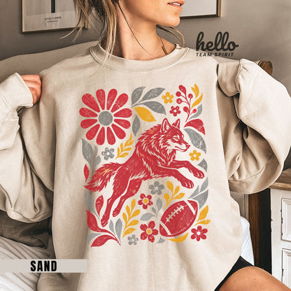 Kansas City Boho Football Graphic Sweatshirt