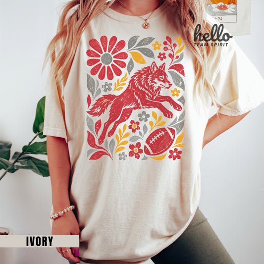 Kansas City Boho Football Graphic T-shirt