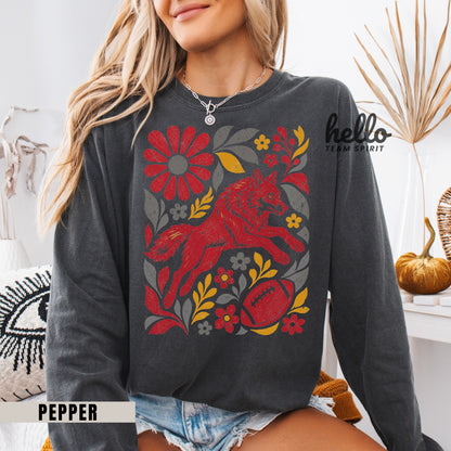 Kansas City Boho Football Graphic Sweatshirt